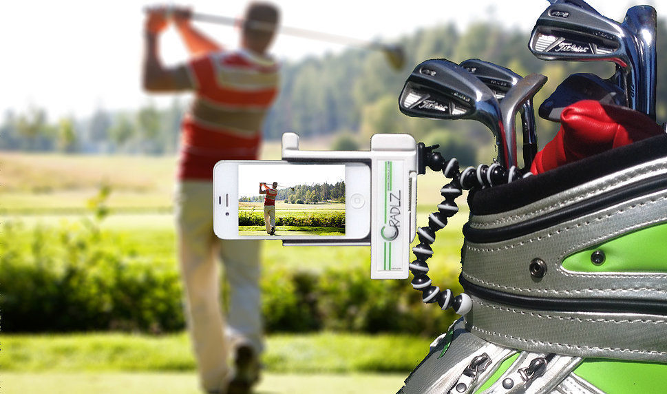 Doppelpack Cradlz Smartphone Halterung, weiß, stabiles 3-bein Stativ, 50%  Nachlass -  - Indoorgolf, Golfsimulator, SkyTrak
