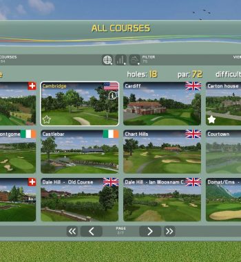 Creative Golf 3D Platzauswahl