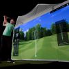 Die rollbare Golfsimulatorkabine  ProScreen 180