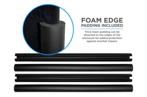 Abgedämmte Rohre in Schlagrichtung