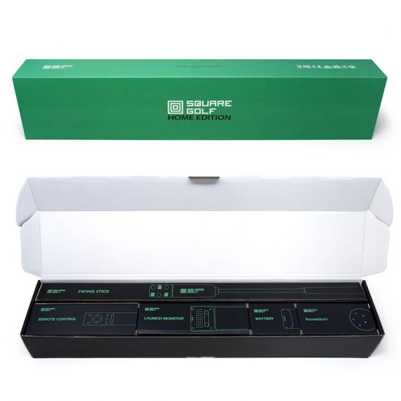 Square LaunchMonitor Lieferumfang Karton