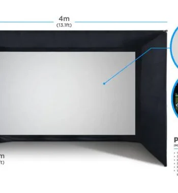 Hitingbox 400cm breit Hittingbox 400cm LaunchMonitor, Skytrak, mevo, R50