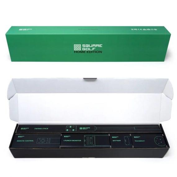 Square LaunchMonitor Lieferumfang Karton